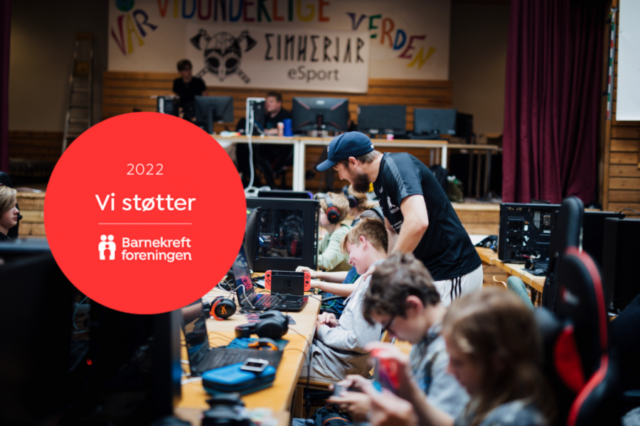 Bilde som viser emblem fra Barnekreftforeningen