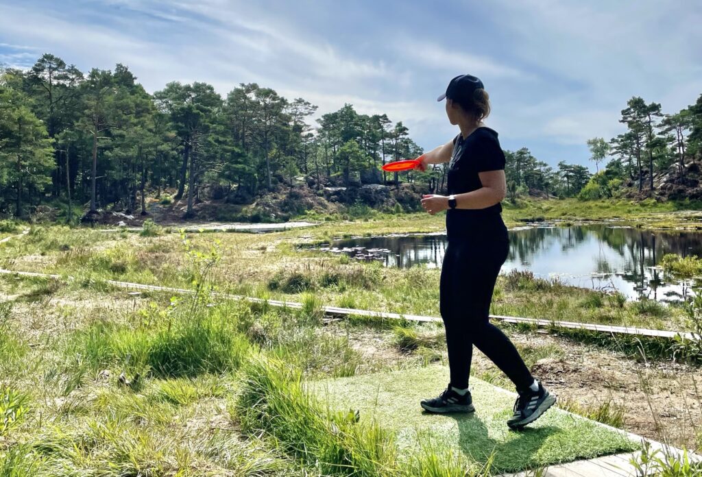IT-konsulent som spiller discgolf