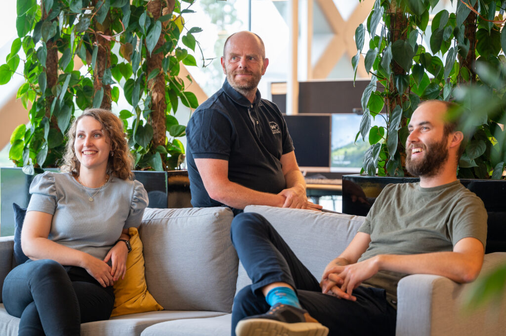 Tre glade IT-konsulenter